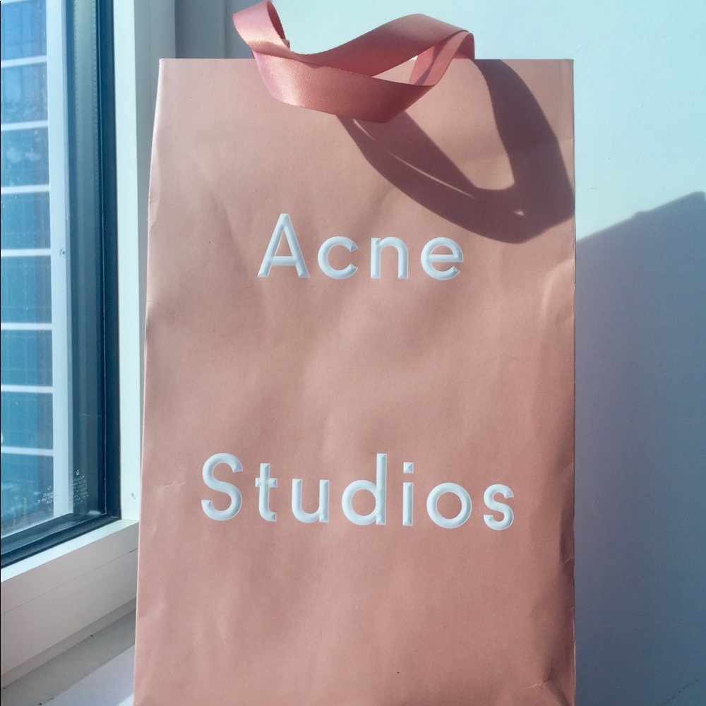 Acne Studios Paper Shopping Bag